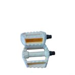 PEDAL MTB BİSİKLET 24-26 JANT İÇİN PLASTİK BİLYALI REFLEKTÖRLÜ ÇİFT BEYAZ