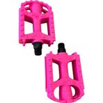 Pedal Mx-P620 Bmx Reflektörlü Bisiklet Pedalı Pembe Plastik Dış Yüzey Pedal Çocuk Bisiklet Pedal