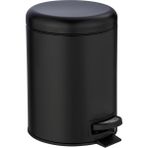 Pedallı Çöp Kovası Paslanmaz Çelik 5 L. Alassio, Parlak, Parlak Gümüş, 5 Litre, 21 x 24 x 28 cm