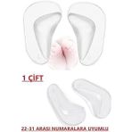 Pediatrik Bebek Kız Erkek Çocuk İçin Düztabanlık İçe Basma Önleyici Silikon Ayak Desteği Ortez Tabanlık, Ark Desteği, Düztaban Kemer Ortez Tabanlık, Ayak Tabanlığı, Çapraz Basmantabanlığı