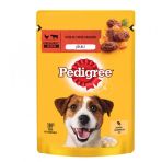 Pedigree Pouch 100 gr Sığır Etli ve Tavuklu Yetişkin Köpek Konservesi