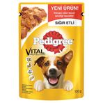 Pedigree Sığır Etli 100 gr Yetişkin Köpek Konserve Pouch