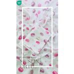 Pedimu Macaron Desenli Müslin Örtü Organic Pembe Müslin Bebek Battaniyesi