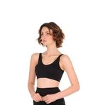 Pedli Geniş Askı Siyah Toparlayıcı Büstiyer 5051