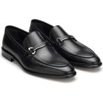 Pedro Camino Roma Deri Erkek Loafer Ayakkabı - Siyah