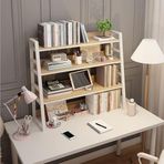 Pegboard Duvar Depolama Kiti, kapı arkası kitaplık, Çok Katmanlı Kitaplık Kulesi, Ferforje Endüstriyel Masa Üstü Kitaplık Ayarlanabilir 3 Katmanlı Ekran Raf Raf Düzenleyici Ev Dekoru Stor için