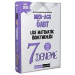 Pegem 2025 Öabt Meb-Ags Lise Matematik 7 Deneme Çözümlü Pegem Yayınları