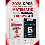 Pegem 2026 Kpss Ezberbozan Matematik Soru Bankası & Kpss Matematik 6 Deneme Evp Akademi Seti