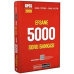 Pegem 2026 KPSS Genel Yetenek Genel Kültür EFSANE 5000 Soru Bankası Çözümlü Pegem Akademi Yayınları