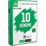 Pegem 2026 KPSS Genel Yetenek Genel Kültür Ön Lisans 10 Deneme Çözümlü Pegem Akademi Yayınları