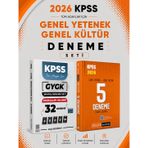 Pegem 2026 Kpss Gkgy Tamamı Çözümlü 5 Deneme & Evp Akademi Kpss Tüm Dersler 32 Deneme Seti