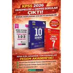 Pegem 2026 KPSS GKGY Türkiye Geneli 1-2-3 (3'lü Deneme Seti) & KPSS GKGY 10 Deneme & KPSS Çıkmış Sorular Seti