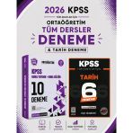 Pegem 2026 Kpss Ortaöğretim 10 Deneme & Kpss Tarih 6 Deneme Evp Akademi Seti