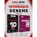 Pegem 2026 Kpss Vatandaşlık 30 Deneme & Kpss Vatandaşlık 10 Deneme Evp Akademi Seti