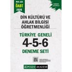 Pegem 2026 Öabt Meb-Ags Din Kültürü Ve Ahlak Bilgisi Öğretmenliği Türkiye Geneli 3 Deneme (4-5-6) Pegem Akademi Yayınları