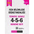 Pegem 2026 Öabt Meb-Ags Fen Bilimleri Öğretmenliği Türkiye Geneli 3 Deneme (4-5-6) Pegem Akademi Yayınları