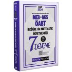 Pegem 2026 Öabt Meb-Ags İlköğretim Matematik Öğretmenliği 7 Deneme Çözümlü Pegem Akademi Yayınları