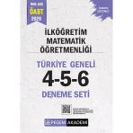 Pegem 2026 Öabt Meb-Ags İlköğretim Matematik Öğretmenliği Türkiye Geneli 3 Deneme (4-5-6) Pegem Akademi Yayınları