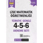 Pegem 2026 Öabt Meb-Ags Lise Matematik Öğretmenliği Türkiye Geneli 3 Deneme (4-5-6) Pegem Akademi Yayınları