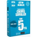 Pegem Akademi 2024 KPSS Eğitim Bilimleri Çıkmış Sorular Son 5 Sınav 120 Sayfa Mesleki Hazırlık Rehberi