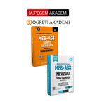 PEGEM AKADEMİ 2025 Kim Korkar MEB AGS Soru Bankası Mevzuat Anayasa 222 Sayılı İlköğretim ve Eğitim K