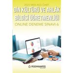 Pegem Akademi 2025 MEB-AGS ÖABT Din Kültürü ve Ahlâk Bilgisi Öğretmenliği Türkiye Geneli Online Deneme Sınavı - 6 9780202401522E9747