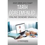 Pegem Akademi 2025 MEB-AGS ÖABT Tarih Öğretmenliği Türkiye Geneli Online Deneme Sınavı - 6 9780202402840E9751