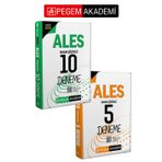 PEGEM AKADEMİ 2026 ALES Tamamı Çözümlü 10 Deneme + 2026 ALES Tamamı Çözümlü 5 Deneme Seti (2.Kitap)