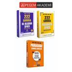 PEGEM AKADEMİ Paragraf Çıkmış Sorular +KPSS TYT MSÜ 222 Soruda Dil Bilgisi Tamamı Çözümlü Özgün Sorular+ AGS KPSS ALES DGS 222 Soruda ParagrafSeti (3.Kitap)