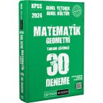 Pegem Akademi Yayıncılık 2024 KGenel Kültür Genel Yetenek Matematik - Geometri 30 Deneme