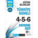 Pegem Akademi Yayıncılık 2024 KPSS Eğitim Bilimleri Tamamı Çözümlü Türkiye Geneli 4-5-6 (3