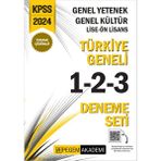 Pegem Akademi Yayıncılık 2024 KPSS Genel Yetenek Genel Kültür Lise-Ön Lisans Tamamı Çözümlü Deneme Seti