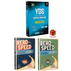 Pegem Akademi Yayıncılık 2025 Pegem YDS İngilizce Çıkmış Sorular+Akın Dil Read For Speed 1+Read For Speed 2+Hediye