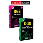 Pegem Akademi Yayıncılık 2026 DGS Konu Anlatımlı + 2026 DGS Tamamı Çözümlü Soru Bankası Seti (2.Kitap)