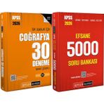 Pegem Akademi Yayıncılık 2026 Kpss Efsane 5000 Tamamı Çözümlü Soru Bankası - 2026 Kpss Coğrafya 30 Deneme Çözümlü
