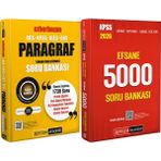 Pegem Akademi Yayıncılık 2026 Kpss Efsane 5000 Tamamı Çözümlü Soru Bankası - 2026 Kpss Ezberbozan Paragraf Çözümlü Soru