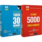 Pegem Akademi Yayıncılık 2026 Kpss Efsane 5000 Tamamı Çözümlü Soru Bankası - 2026 Kpss Tarih 30 Deneme Çözümlü