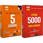 Pegem Akademi Yayıncılık 2026 Kpss Efsane 5000 Tamamı Çözümlü Soru Bankası - Kpss Genel Yetenek Genel Kültür 5 Deneme