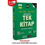 Pegem Akademi Yayıncılık 2026 KPSS Genel Yetenek Genel Kültür Konu Anlatımlı Tek Kitap (e-