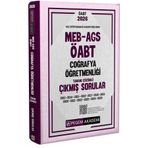 Pegem Akademi Yayıncılık 2026 MEB AGS ÖABT Coğrafya Öğretmenliği Tamamı Çözümlü Çıkmış Sorular