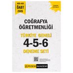 Pegem Akademi Yayıncılık 2026 MEB AGS ÖABT Coğrafya Öğretmenliği Tamamı Çözümlü Türkiye Geneli 4-5-6 (3'lü Deneme Seti)