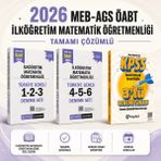 Pegem Akademi Yayıncılık 2026 Meb Ags Öabt Ilköğretim Matematik Öğretmenliği Tamamı Çözümlü Türkiye Geneli 1-2-3-4-5-6 Deneme