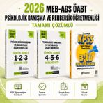 Pegem Akademi Yayıncılık 2026 Meb Ags Öabt Pdr Öğretmenliği Tamamı Çözümlü Türkiye Geneli 1-2-3-4-5-6 Deneme Seti