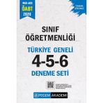 Pegem Akademi Yayıncılık 2026 Meb Ags Öabt Sınıf Öğretmenliği Tamamı Çözümlü Türkiye Geneli 4-5-6 (3'lü Deneme Seti)