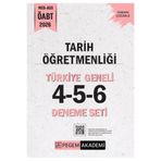 Pegem Akademi Yayıncılık 2026 MEB AGS ÖABT Tarih Öğretmenliği Tamamı Çözümlü Türkiye Geneli 4-5-6 (3'lü Deneme Seti)