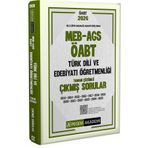 Pegem Akademi Yayıncılık 2026 MEB AGS ÖABT Türk Dili ve Edebiyatı Öğretmenliği Tamamı Çözümlü Çıkmış Sorular