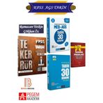 Pegem Akademi Yayıncılık Benim Hocam KPSS AGS Tarih Tekerrür Genel Tekrar Ramazan Yetkin+Pegem Tarih Denemeler