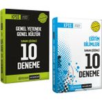 Pegem Akademi Yayıncılık Genel Yetenek Genel Kültür 10 Deneme ve Eğitim Bilimleri 10 Deneme Seti