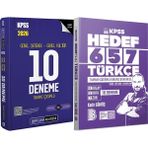Pegem Akademi Yayıncılık Hedef 657 Türkçe 18 Deneme - Kpss Genel Yetenek Genel Kültür 10 Deneme