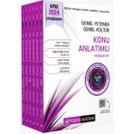 Pegem Akademi Yayıncılık KPSS 2024 Genel Yetenek Genel Kültür Ortaöğretim Konu Anlatımlı Modüler Set (6 Kitap Takım)